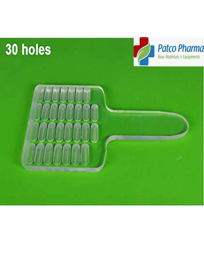 Patco باتكو - لوحة/صينية عد الكبسولات اليدوية للكبسولات من الحجم 2-5 (عداد كبسولات بـ 30 فتحة) - Image 3